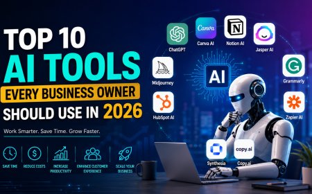 Top 10 AI Tools Every Business Owner Should Use in 2026