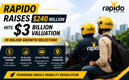 Rapido Raises $240 Million, Hits $3 Billion Valuation in Major Growth Milestone